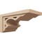Ekena Millwork 12"W x 24"D x 12"H Wide Sheridan Rough Cedar Woodgrain TimberThane Corbel, Primed Tan CORUR12X24X12SHERCPR - alternate 1